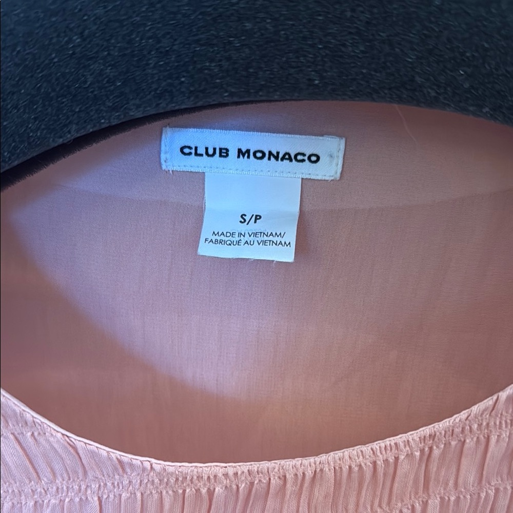 Club Monaco Blush Pink Top